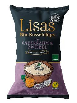 Produktfoto zu Lisa´s Chips Sauerrahm-Zwiebel