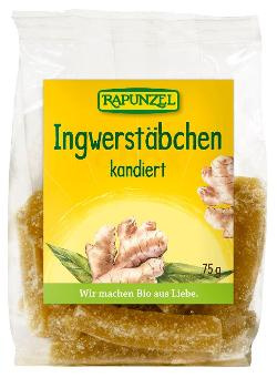 Produktfoto zu Ingwerstäbchen kandiert