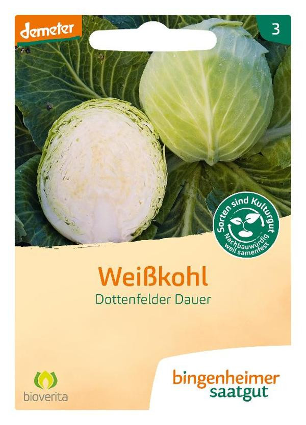 Produktfoto zu Weißkohl Dottenfelder Dauer Saatgut