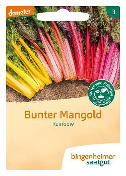 Produktfoto zu Blatt Mangold bunt Rainbow bioverita