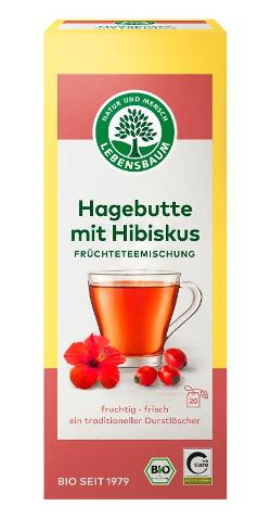 Produktfoto zu Hagebutte mit Hibiskus