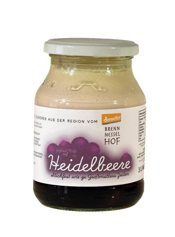 Produktfoto zu Joghurt auf Frucht Heidelbeere