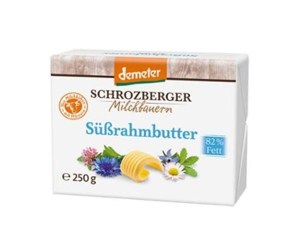 Produktfoto zu Süßrahmbutter Demeter