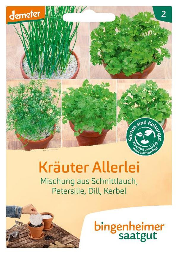 Produktfoto zu Kräuter Allerlei - Saatscheibe