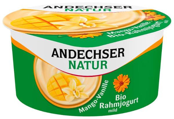 Produktfoto zu Mango-Vanille Rahmjoghurt