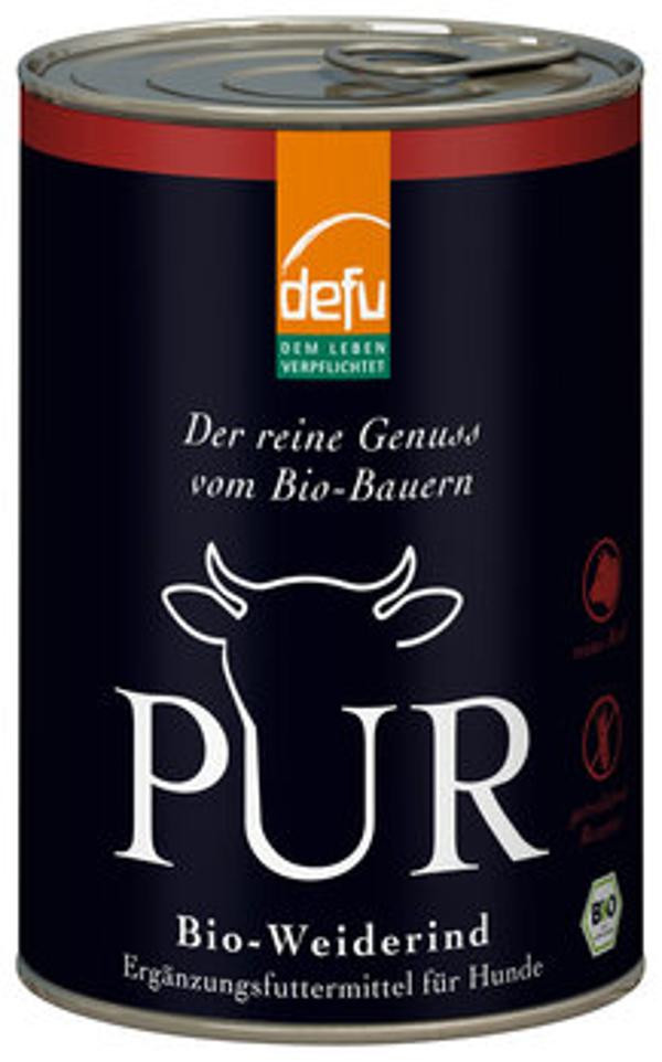 Produktfoto zu Hundefutter Weiderind PUR