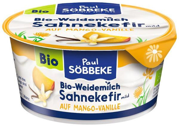 Produktfoto zu Sahnekefir auf Mango Vanille