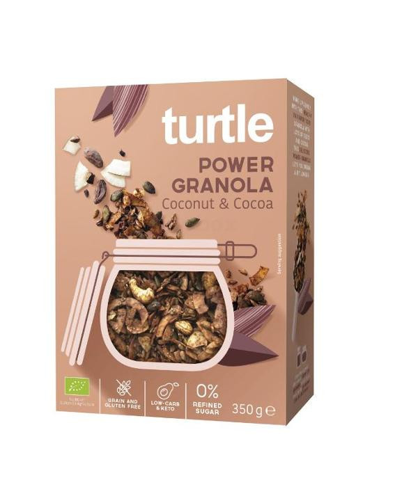 Produktfoto zu Turtle Power Granola Kokos & Kakao