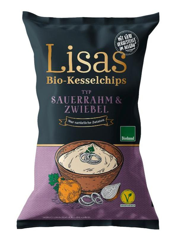 Produktfoto zu Lisa´s Chips Sauerrahm-Zwiebel