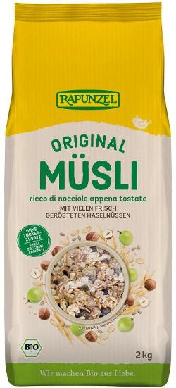 Produktfoto zu Original Rapunzel  Müsli 2 kg