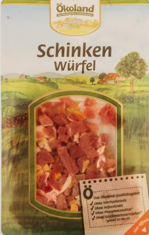 Produktfoto zu Schinkenwürfel luftgetrocknet