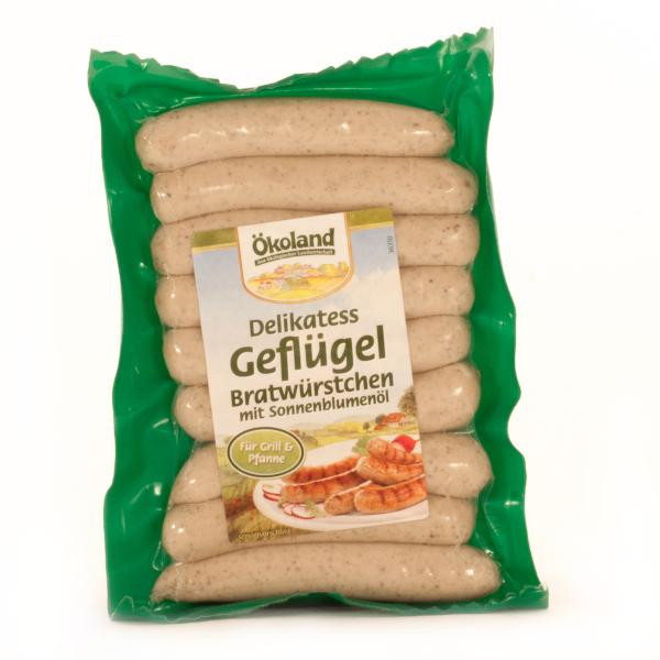 Produktfoto zu Geflügelbratwürstchen delik.